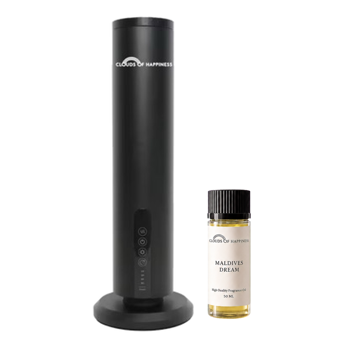 Bundle | Happiness Charge Black + 50 ml Fragrance Oil