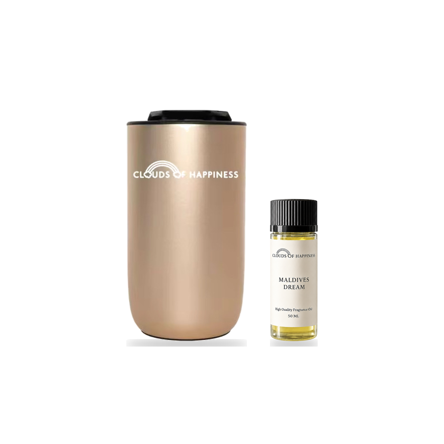 Bundle | Happiness Move Gold + 50 Ml Maldives Dream Fragrance Oil