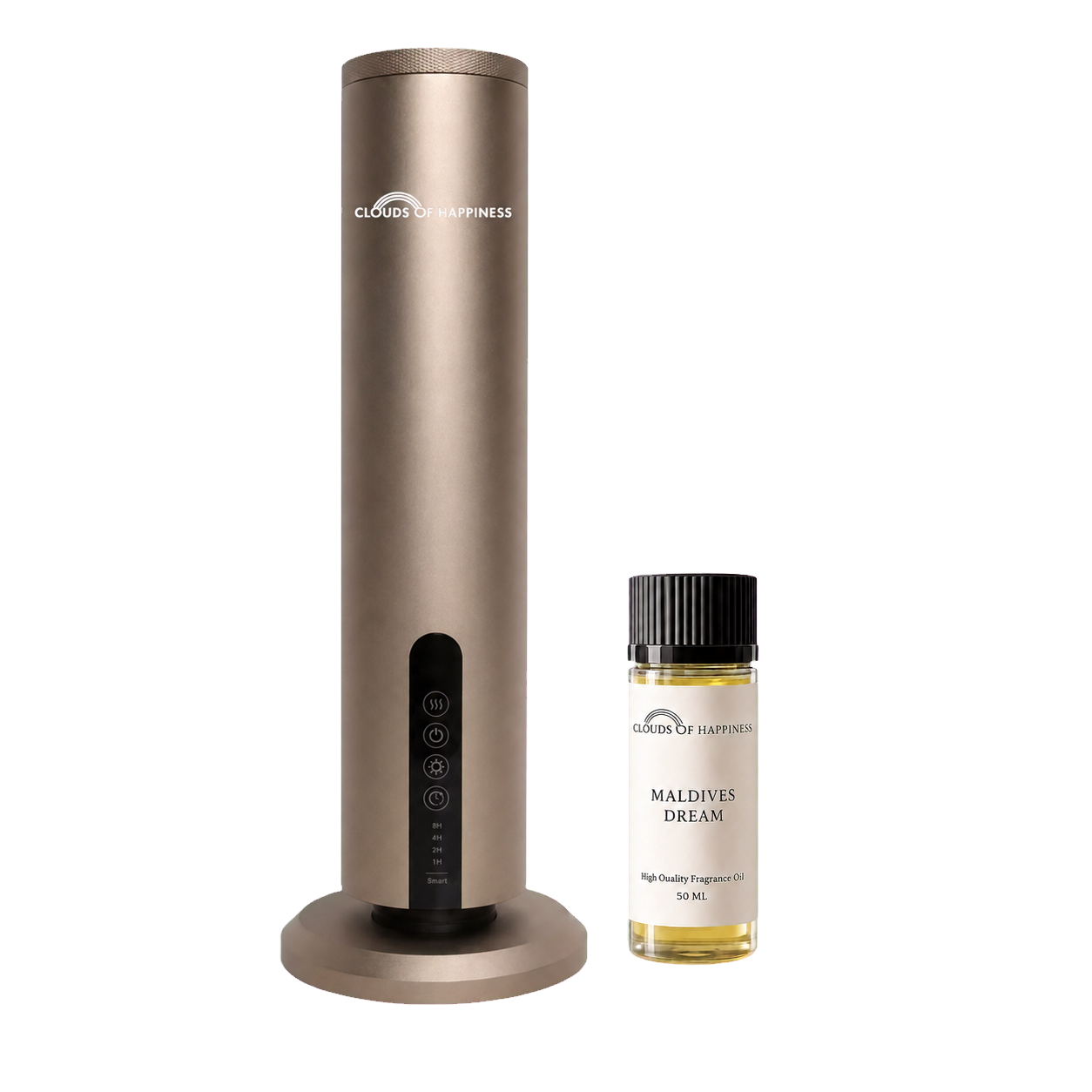 Bundle | Happiness Charge Gold + 50ml Fragrance Oil