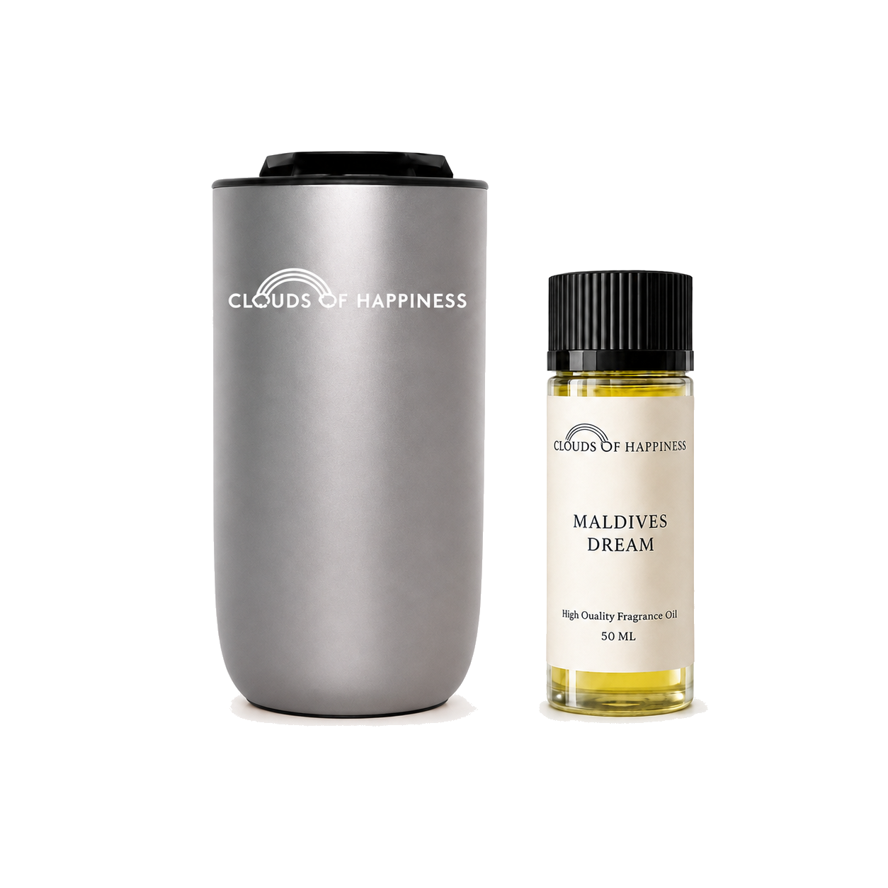 Bundle | Happiness Move Silver + 50 ml Maldives Dream Fragrance Oil