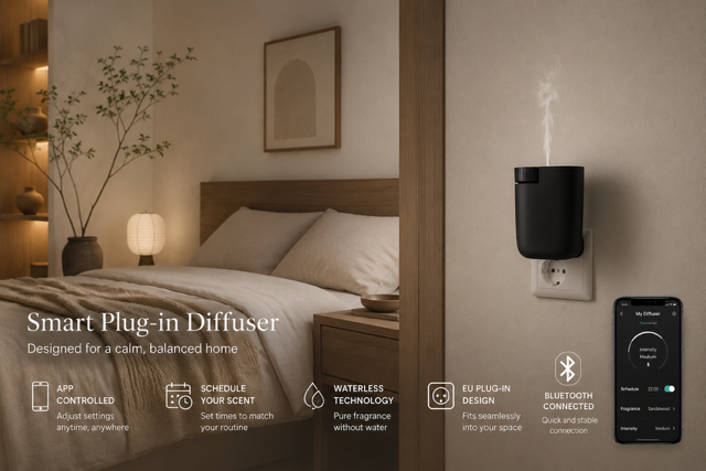 Kube, Aroma Diffuser | Zwart