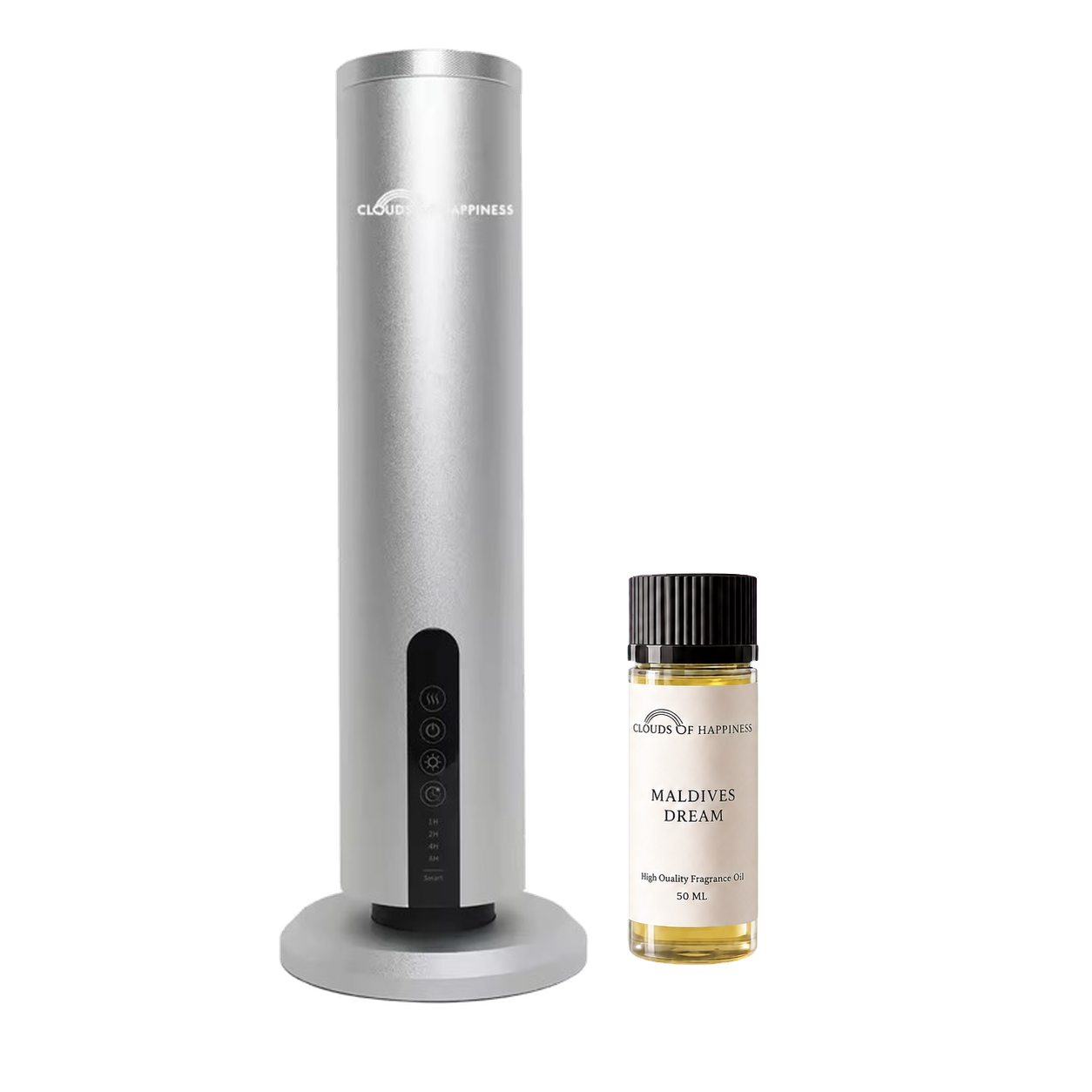 Bundle | Happiness Charge Silver + 50ml Maldives Dream Fragrance Oil