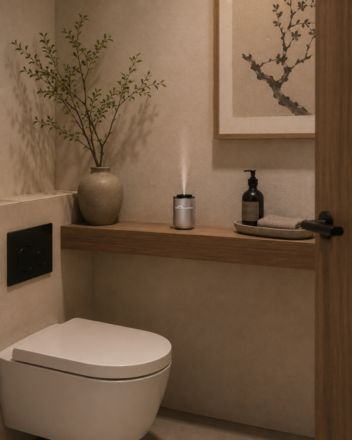 Happiness Move, Draagbare aroma diffuser | Zilver