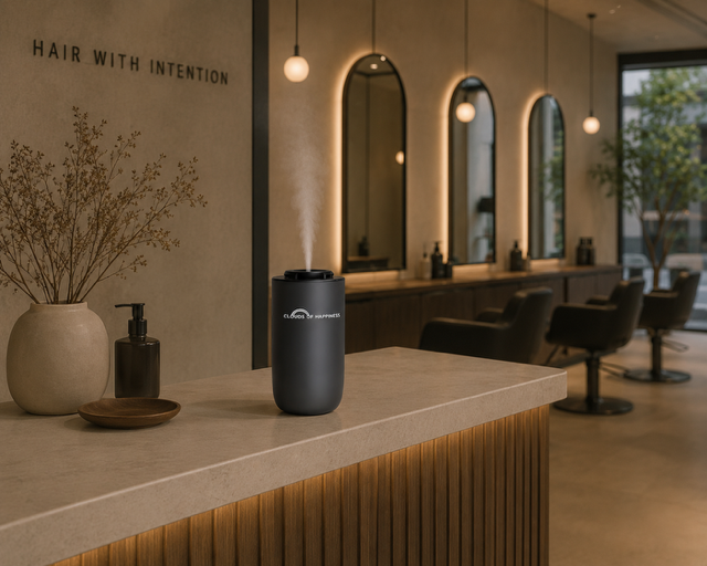 Happiness Move, Draagbare aroma Diffuser | Zwart