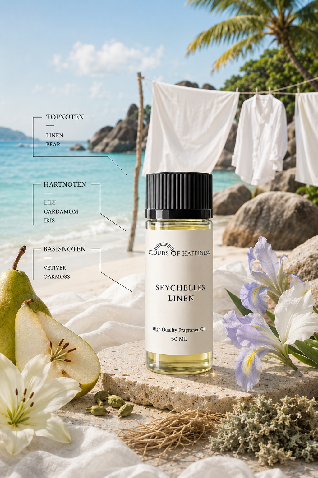 Samplezakje - Seychelles Linen